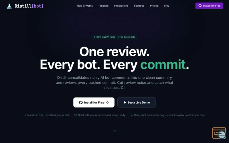Screenshot of Distill[bot], a launch using KEDA