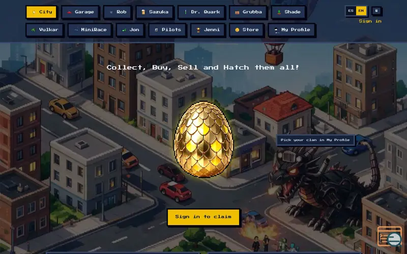 Screenshot of EggCars