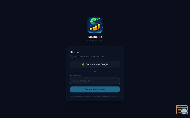 Screenshot of STRING EX - Data Visualization