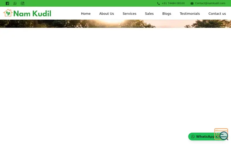 Screenshot of Farmland for sale near chennai