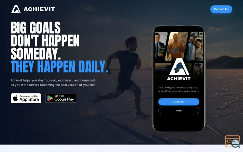 Screenshot of Achievit