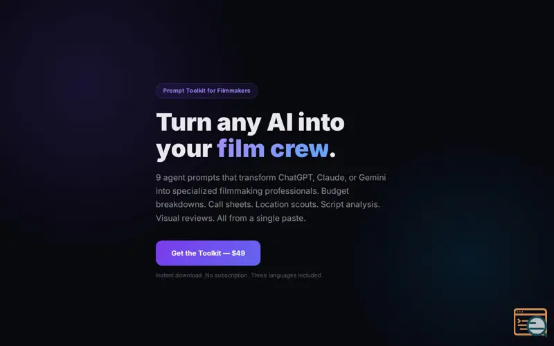 Screenshot of AI Director Agent Toolkit