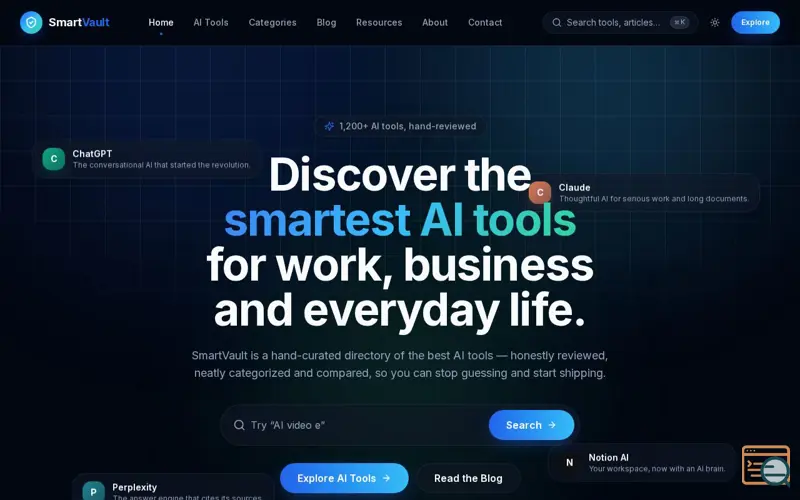 Screenshot of SmartVault