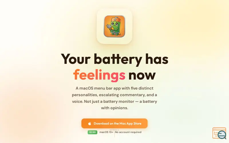 Screenshot of Battery Beggar