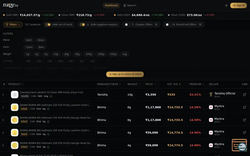 Screenshot of RUPY