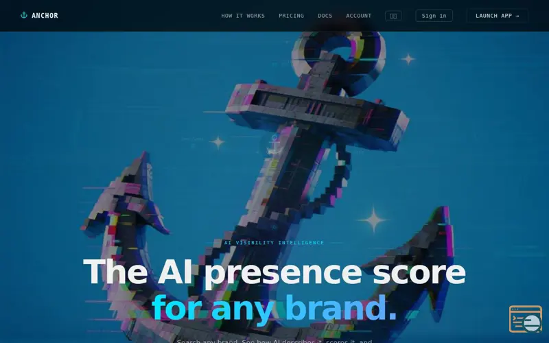 Screenshot of Anchor