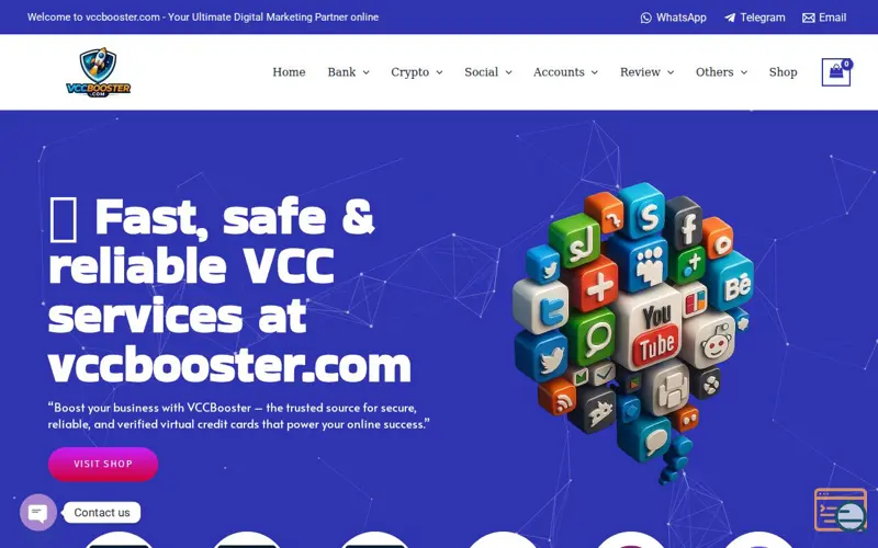 Screenshot of vccbooster.com