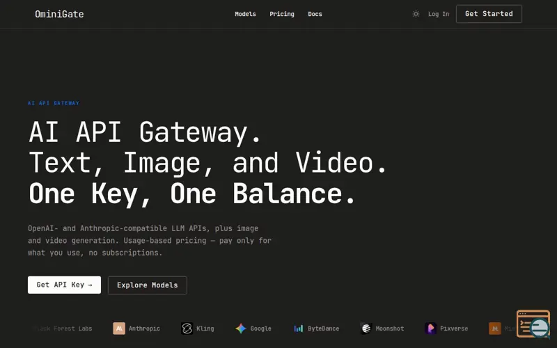 Screenshot of OminiGate