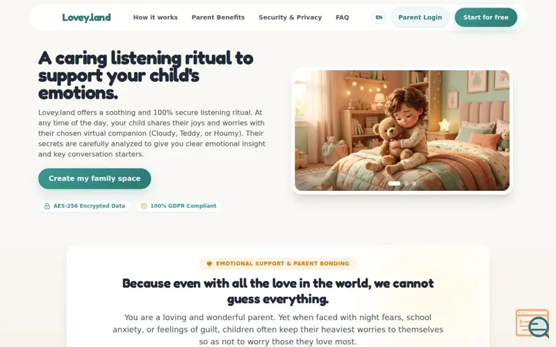 Screenshot of LOVEY LAND