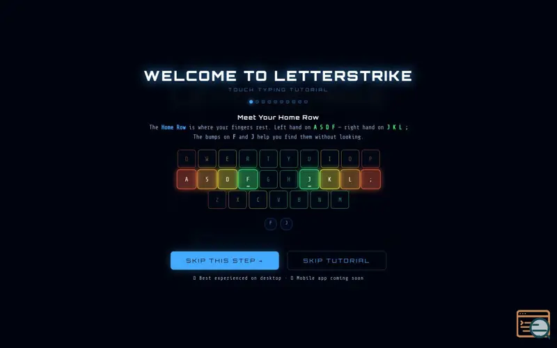 Screenshot of LetterStrike — Defend The City