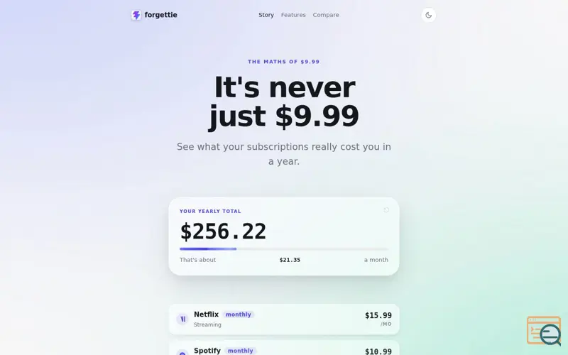 Screenshot of Forgettie