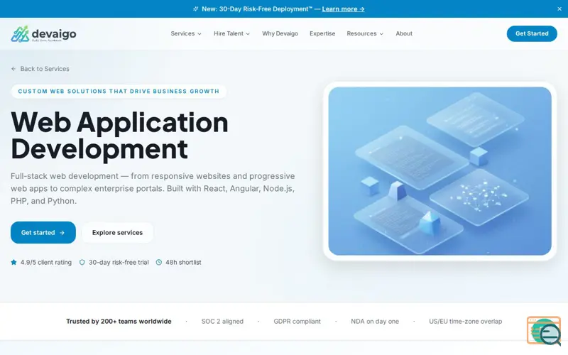 Screenshot of Devaigo