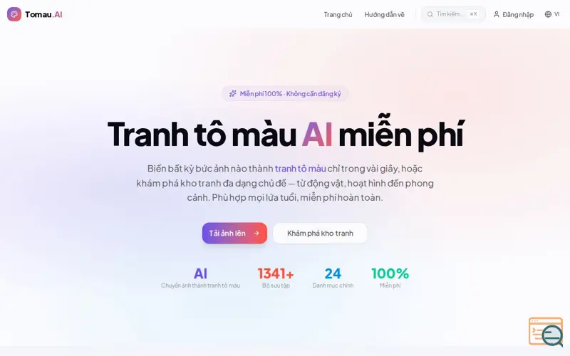 Screenshot of Tomau.ai
