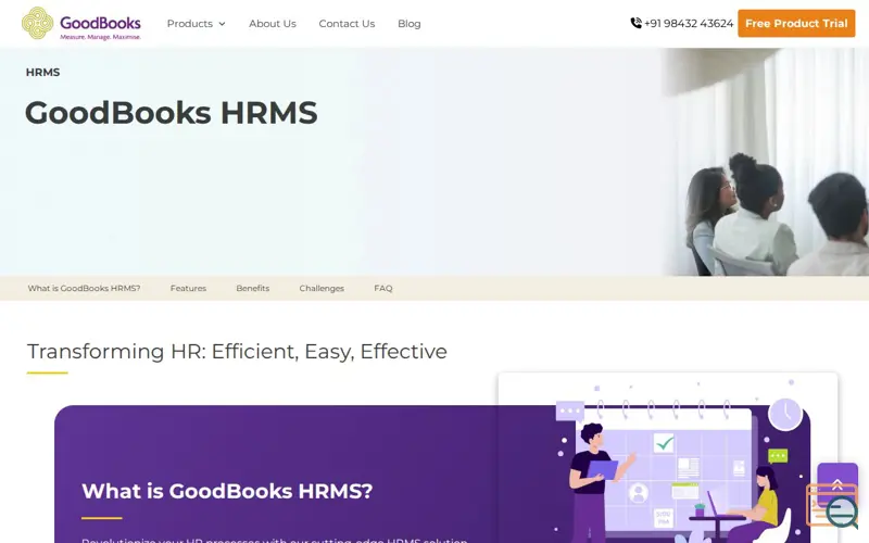 Screenshot of GoodBooks HRMS Suite