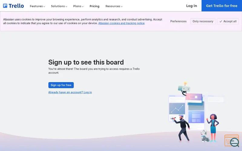 Screenshot of ListClock for Trello, a launch using Salesforce Marketing Cloud