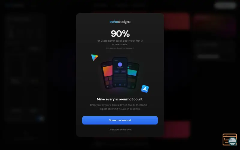Screenshot of echodesigns