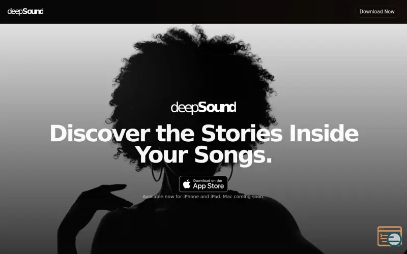 Screenshot of DeepSound, a launch using DreamHost Email