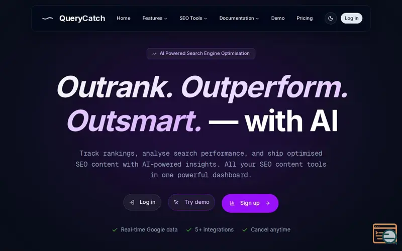 Screenshot of QueryCatch