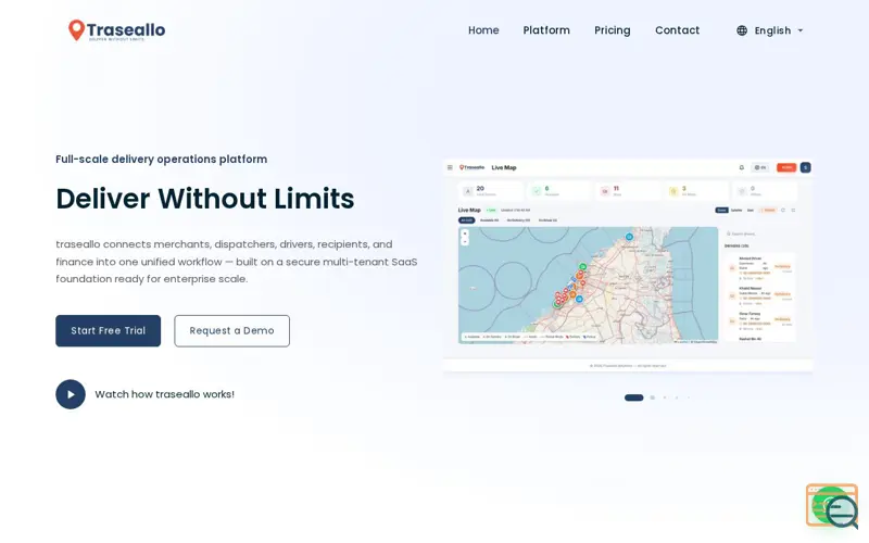 Screenshot of traseallo
