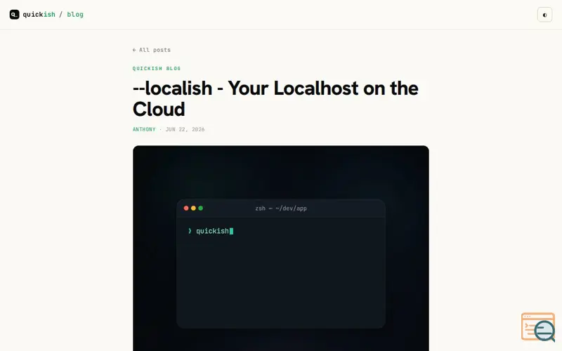 Screenshot of Localish