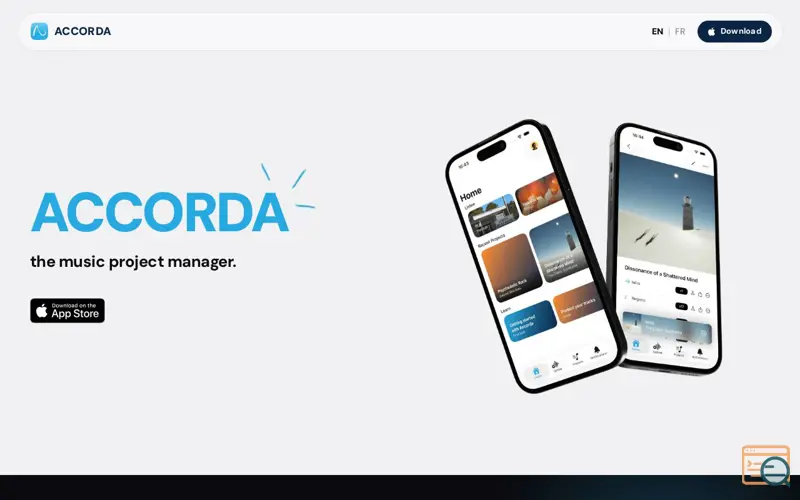 Screenshot of Accorda