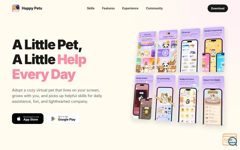 Screenshot of Happy Pets