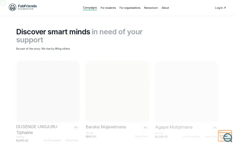 Screenshot of Joinfabfriends
