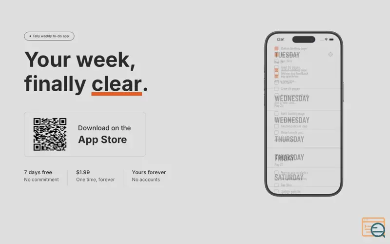 Screenshot of Tally