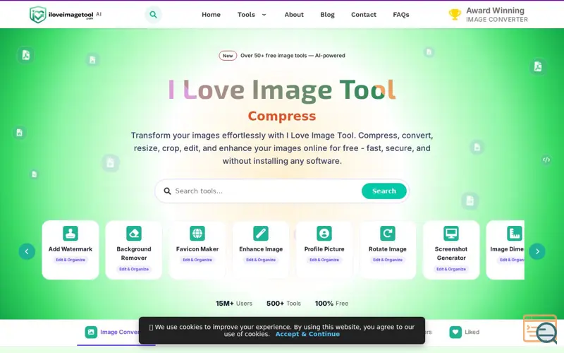 Screenshot of I  Love Image Tool