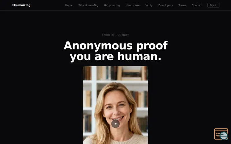 Screenshot of humantag.io