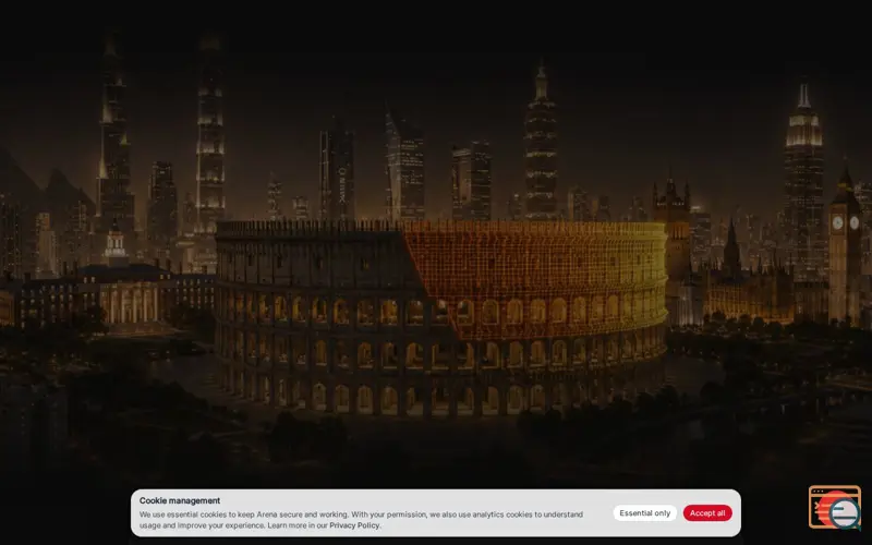 Screenshot of Agent Arena