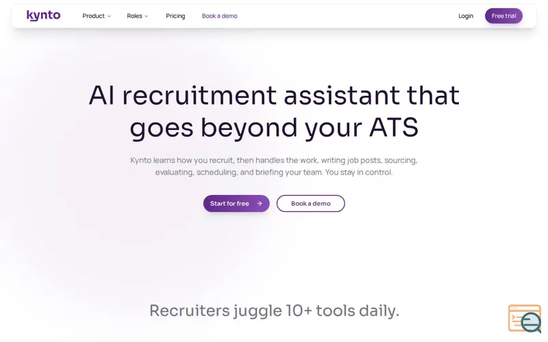 Screenshot of Kynto