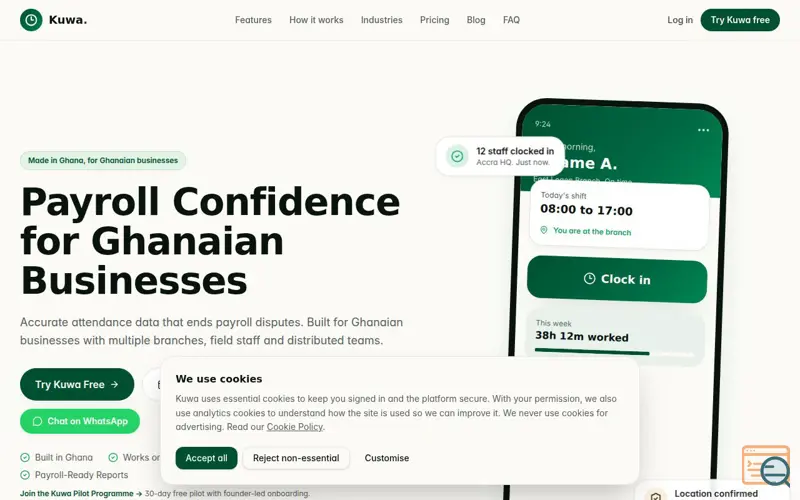 Screenshot of Kuwa