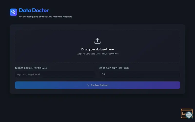 Screenshot of Data Doctor
