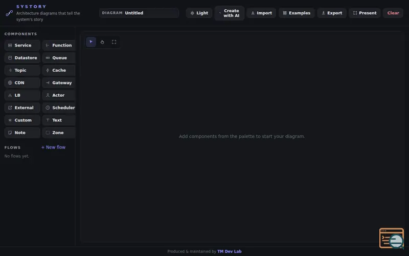 Screenshot of Systory