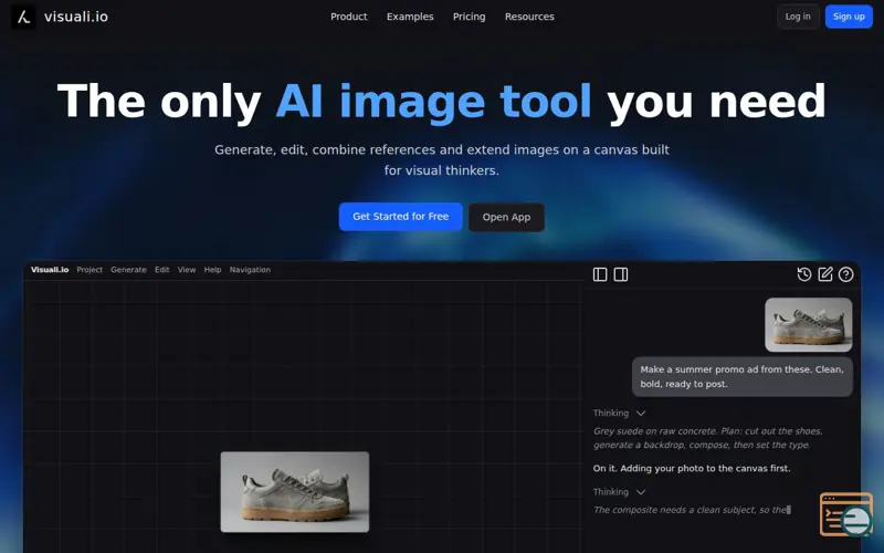 Screenshot of Like Claude Code for Images