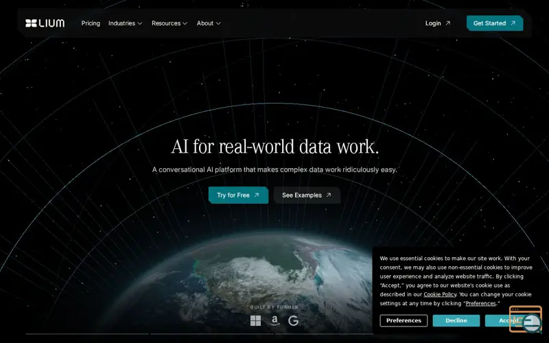 Screenshot of Lium
