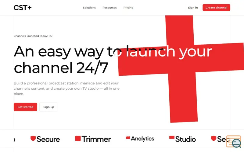 Screenshot of CST+