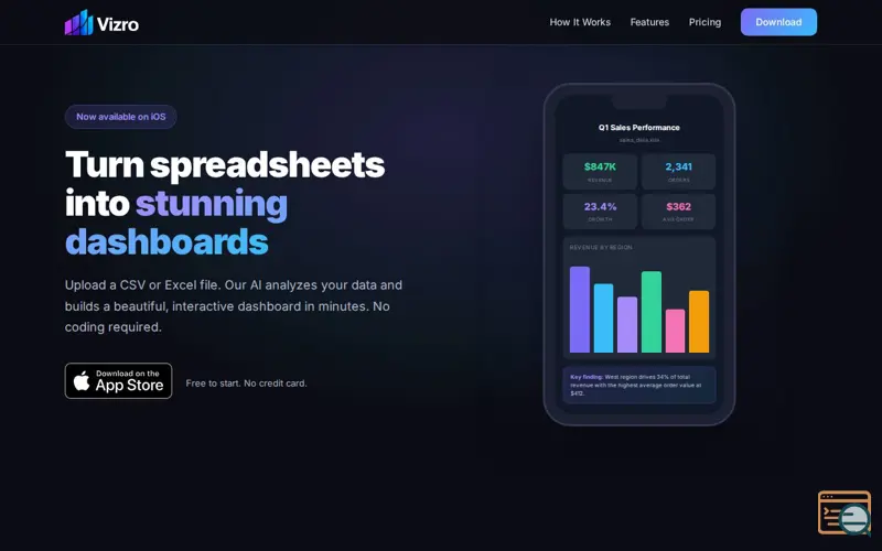 Screenshot of Vizro