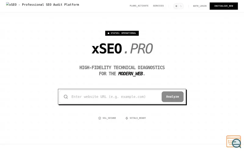 Screenshot of xSEO
