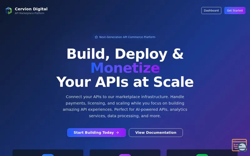 Screenshot of Cervion Digital