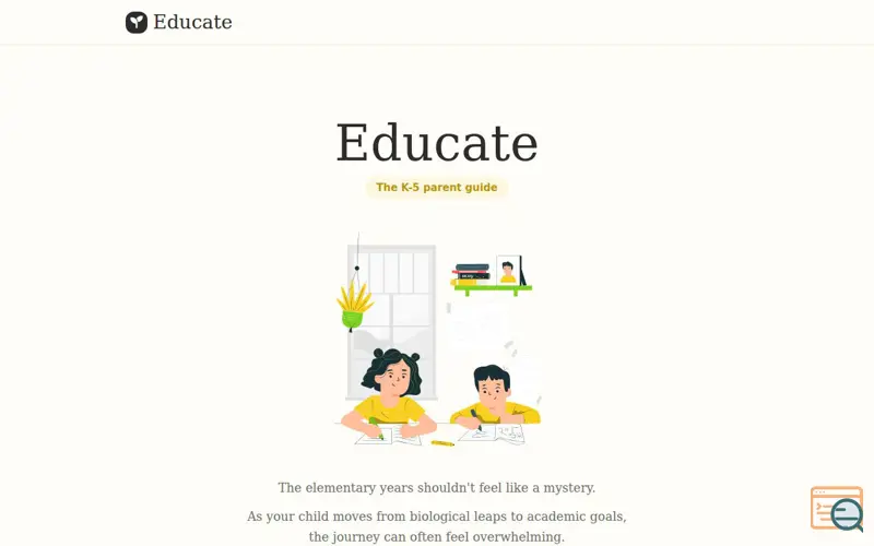 Screenshot of Educate