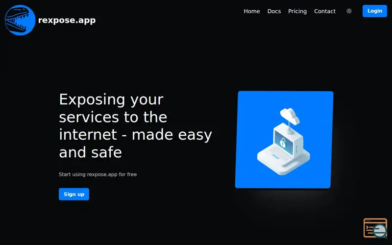 Screenshot of rexpose.app