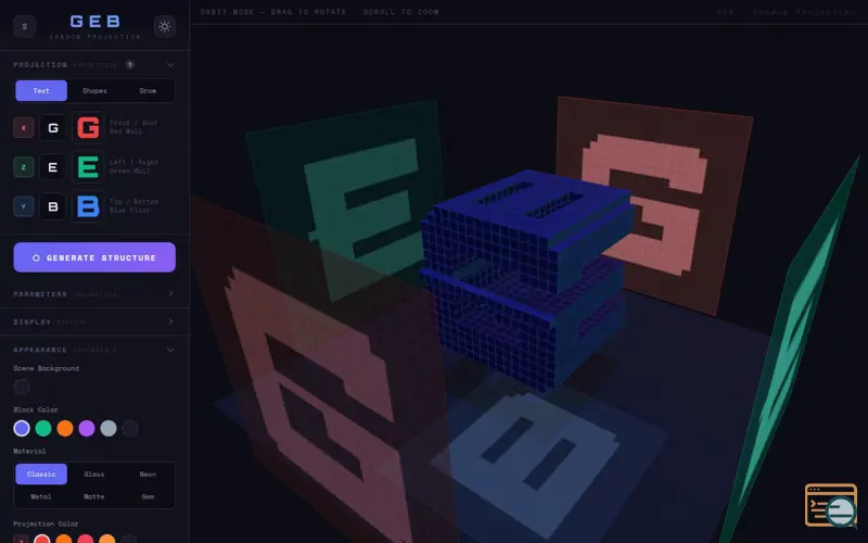 Screenshot of Geb