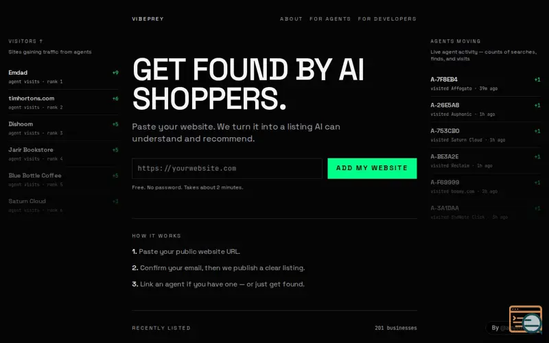 Screenshot of Vibeprey