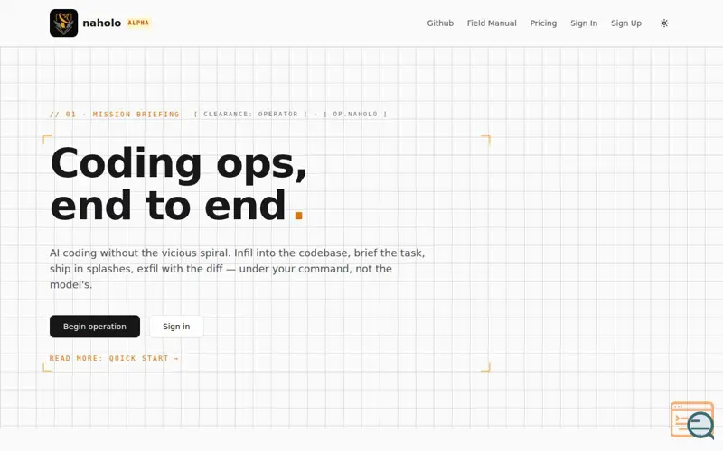 Screenshot of naholo