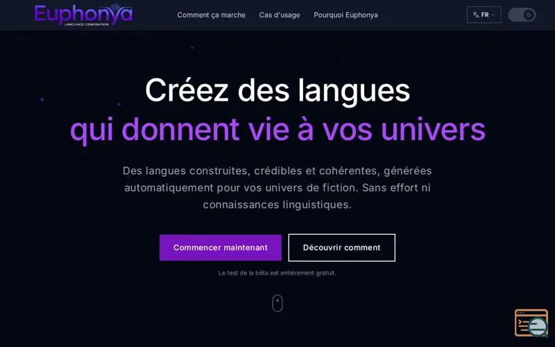 Screenshot of Euphonya