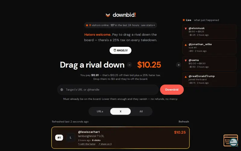 Screenshot of overbid.lol