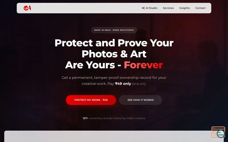 Screenshot of W3AI Collective Studio, a launch using DataTables