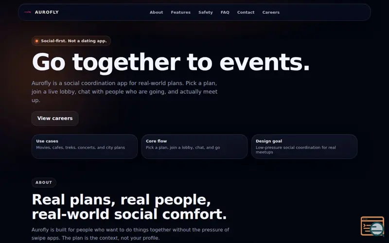 Screenshot of Aurofly